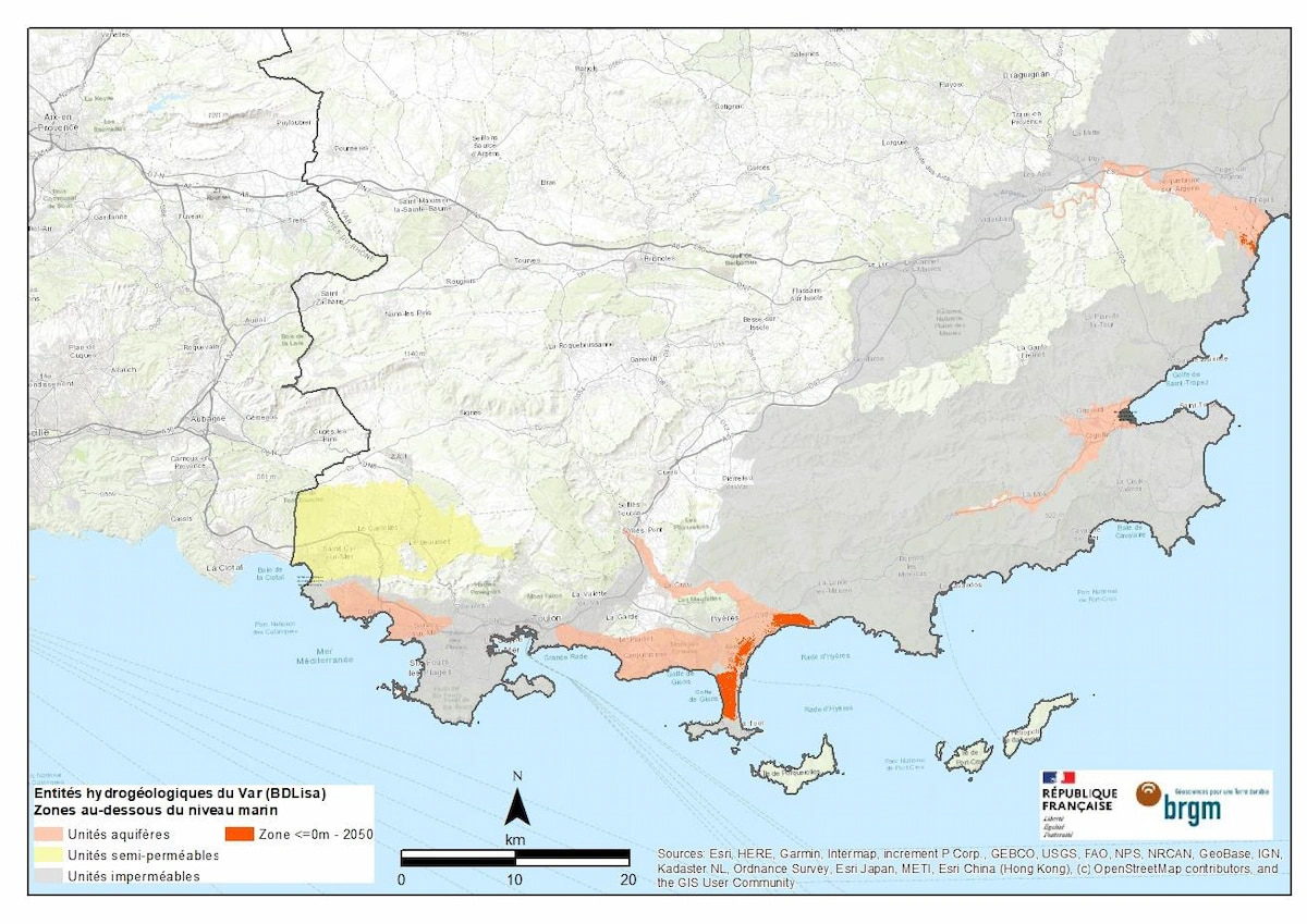 Des ressources littorales impactées par la montée prévisible du niveau marin
