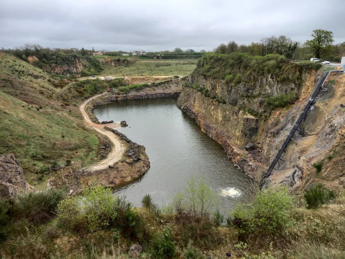 Photographie de la carrière après travaux